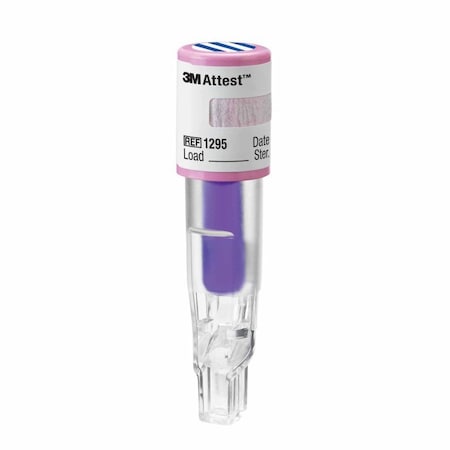 Attest Rapid Readout Sterilization Biological Indicator Vial Vaporized Hydrogen Peroxide, 120PK 1295